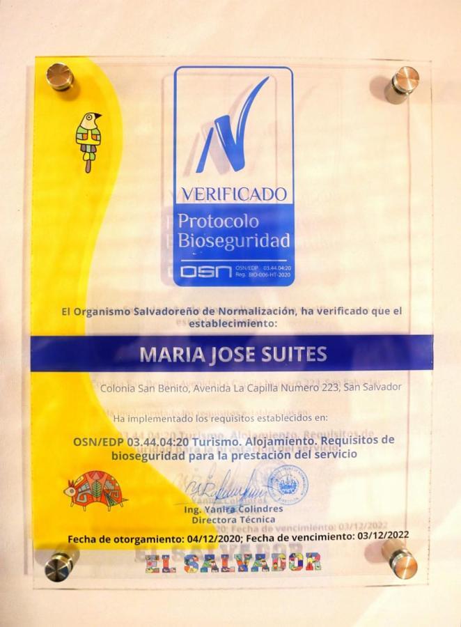 Maria Jose Suites سان سلفادور المظهر الخارجي الصورة